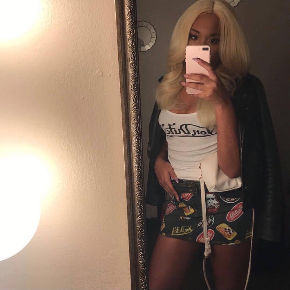 Von Dutch Logo Mini Skirt
